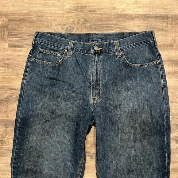 Carhartt Men's Blue Jeans 38x34 - Picture 4 of 8